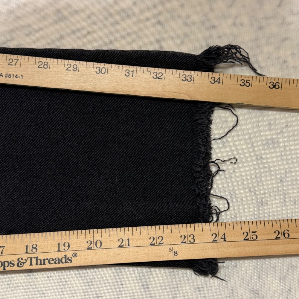 Madewell Cali Demi-Boot Jeans Womens 29P Black High Rise Raw Hem Stretch‎ Denim - Picture 6 of 15
